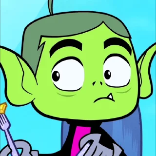 🧪 emoji Beast boy  @Hanim1O Telegram sticker 11 of 115
