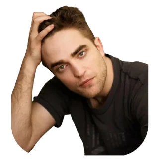 😎 emoji Robert Pattinson @Stickersey Telegram sticker 19 of 25