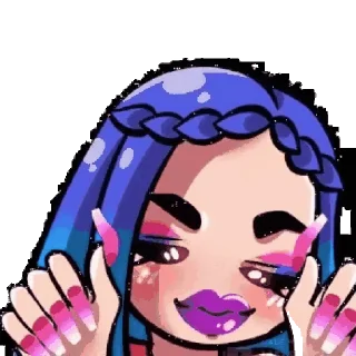 💅 emoji @stickermaze│@stickerXhub│𝐂𝐔𝐓𝐄 𝐕𝐈𝐁𝐄𝐒 Telegram sticker 21 of 32
