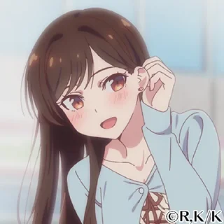 Sticker from 彼女、お借りします｜Rental Girlfriend @KumaTeaProjects