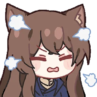 😤 emoji 法兰日常 @zhaxia_cn Telegram sticker 9 of 30