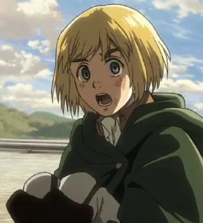 😲 emoji Armin arlert Telegram sticker 11 of 25