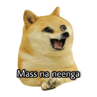 🤔 emoji Cheems Tamil Telegram sticker 1 of 81
