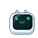🤖 emoji Bot Cat | @djpreet Telegram sticker 12 of 20