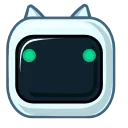 🤖 emoji Bot Cat | @djpreet Telegram sticker 15 of 20