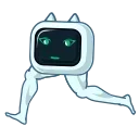 🤖 emoji Bot Cat | @djpreet Telegram sticker 17 of 20