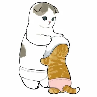 🥺 emoji 愛らしい猫 (@aestheticstikerpack) Telegram sticker 5 of 100