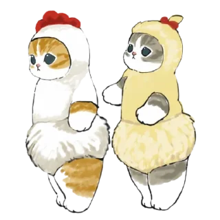 🦦 emoji 可愛い猫 @aestheticstikerpack Telegram sticker 6 of 109