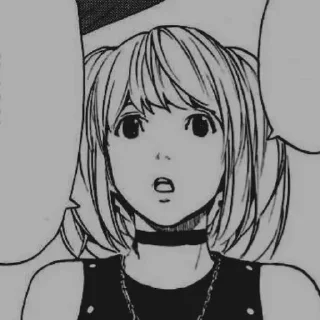 📕 emoji Misa Amane  :: @Hanim1O Telegram sticker 16 of 120