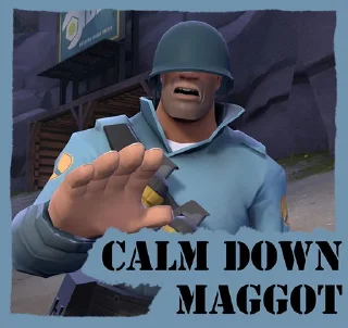 👎 emoji Team Fortress Telegram sticker 17 of 61