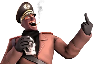 🖕 emoji Team Fortress Telegram sticker 13 of 61