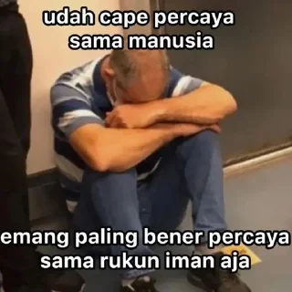 Sticker from meme kren