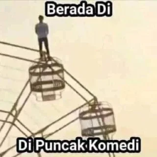 Sticker from meme kren