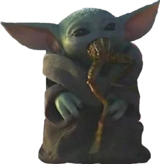 🐸 emoji baby yoda Telegram sticker 7 of 14