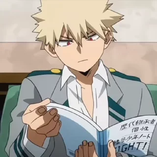 🥊 emoji Bakugo @Hanim1O Telegram sticker 23 of 118