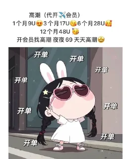 🌟 emoji 代开会员/天眼查/图标制作/ @dahuzi Telegram sticker 11 of 84