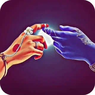 ❤ emoji Kanha Lover [MUSKAN] @Peace_079 Telegram sticker 10 of 70