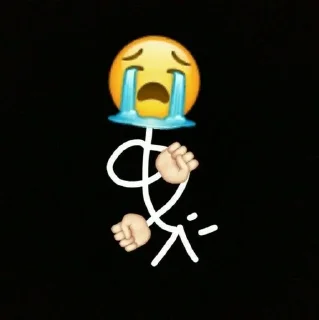 😭 emoji orang lidi @editrndm Telegram sticker 16 of 21