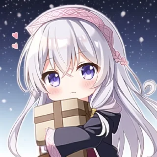 🎁 emoji AI Q版伊蕾娜 Telegram sticker 7 of 14