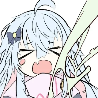 🍵 emoji かぐらなな大爆発 Telegram sticker 8 of 27