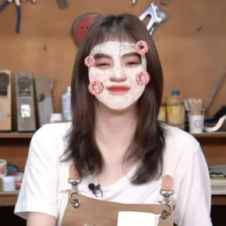 😶 emoji ≛ han so hee @zrylly ≛ Telegram sticker 10 of 22