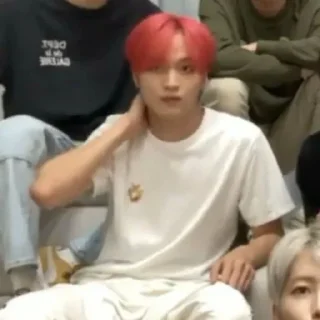 ❤️ emoji haechan rambut merah pacar @sungchanjeokng Telegram sticker 10 of 32