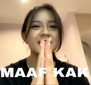 🙏 emoji MEMBER JKT48 @AM_EllaJKT48 Telegram sticker 9 of 100