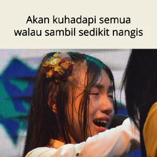 😭 emoji MEMBER JKT48 2 @AM_EllaJKT48 Telegram sticker 10 of 100