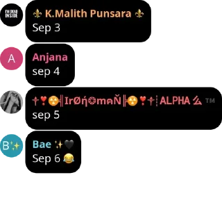 😂 emoji @GishanKrishka1's Pack 9 Telegram sticker 13 of 120