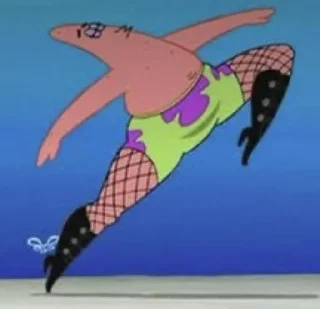 🌟 emoji Sexy squidward Telegram sticker 6 of 9