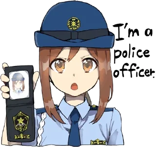 👮‍♀️ emoji 🀄 Ashu~ 💠 Vol.7 💠 @itsuwaribito Telegram sticker 15 of 119