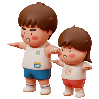 🏋️ emoji @stickermaze│@stickerXhub│CuteCouples. Telegram sticker 21 of 26