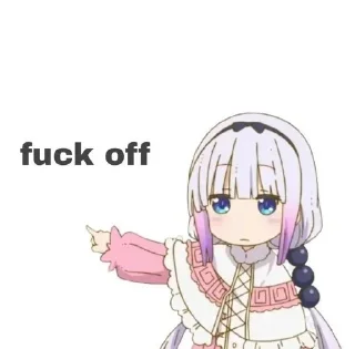 Sticker from Kanna Chan by @Raizel_Kun