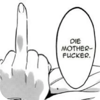 Sticker from Manga
