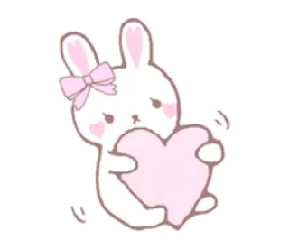 🐰 emoji ㅤㅤ          ˖ これは   @stikie ♡ Telegram sticker 15 of 48