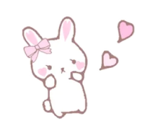 🐰 emoji ㅤㅤ          ˖ これは   @stikie ♡ Telegram sticker 21 of 48