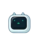 🤖 emoji Bot Cat | @djpreet Telegram sticker 11 of 20