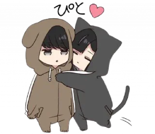 🧸 emoji かわいいカップル @aestheticstikerpack Telegram sticker 18 of 114