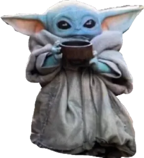 🍵 emoji baby yoda Telegram sticker 8 of 14