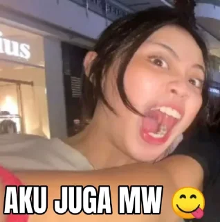 😋 emoji Ella JKT48 @AM_EllaJKT48 Telegram sticker 15 of 50
