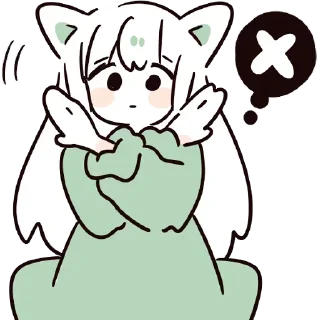 ❌ emoji 伊蕾娜是沙耶的-表情包 Telegram sticker 16 of 82