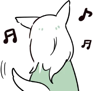 🎶 emoji 伊蕾娜是沙耶的-表情包 Telegram sticker 19 of 82