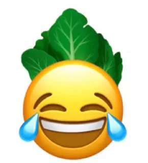 🥬 emoji Gundul merah punya rambut Telegram sticker 5 of 8