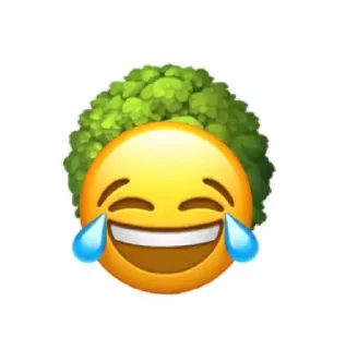 🌳 emoji Gundul merah punya rambut Telegram sticker 8 of 8