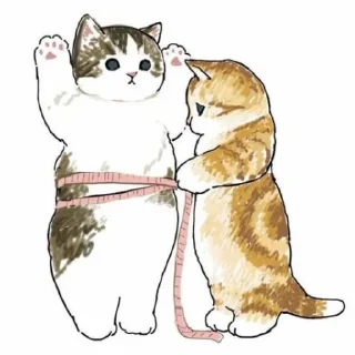 Sticker from 愛らしい猫 (@aestheticstikerpack)