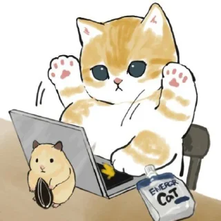 Sticker from 愛らしい猫 (@aestheticstikerpack)