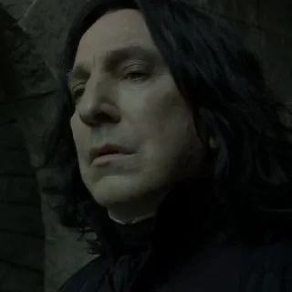 🗃 emoji ꜜ ᩠  ꉂ ִֶָ  severus snape  ࣪ ͎ @sweetymillsㅤ Telegram sticker 18 of 22