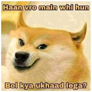 🤨 emoji @shubh_you cheems 2: @fStikBot Telegram sticker 21 of 120