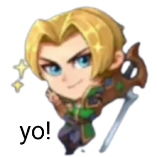 👋 emoji MLBB Emote Stickers Telegram sticker 19 of 90