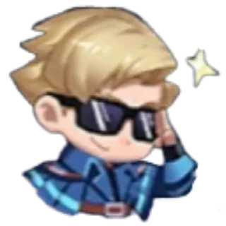 😎 emoji MLBB Emote Stickers Telegram sticker 10 of 90